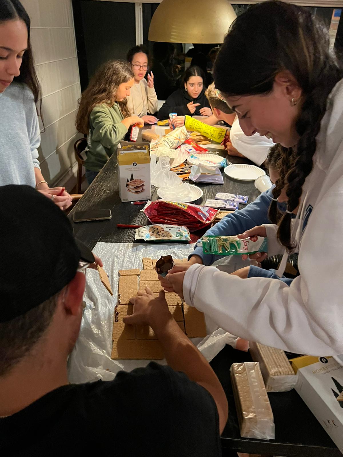 Edible Sukkah Making Shevet Glaubach Fellowship