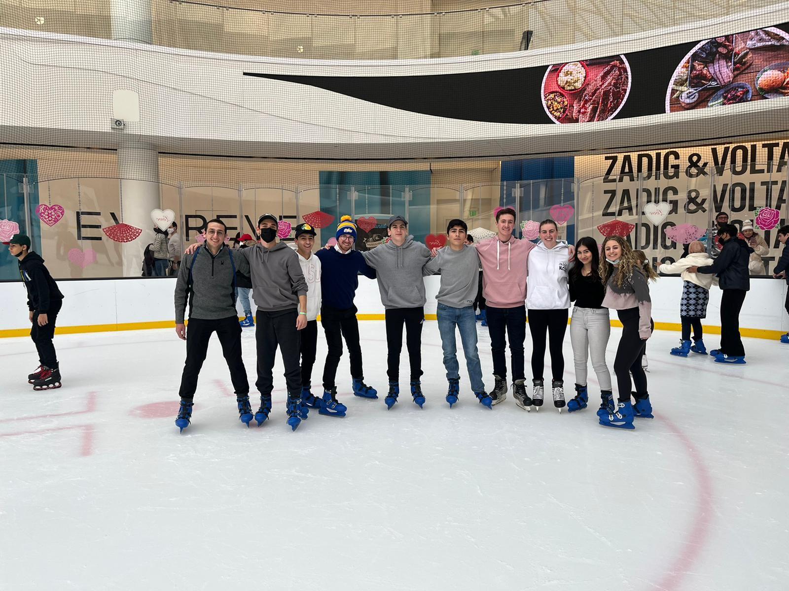 Ice Skating Event At American Dream Mall Shevet Glaubach Fellowship