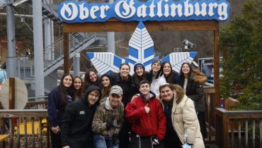 Teens and fellows go skiing at Ober Gatlinburg