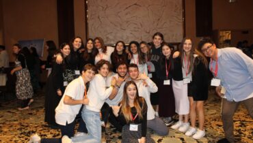 Shevet Glaubach Fellows and teens on winter regional